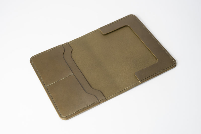 Hudson Pebbled Leather Travel Wallet